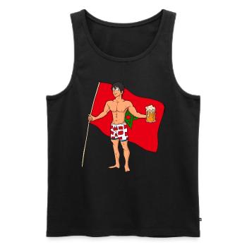 Morocco Hot Boy - Men's Premium Organic Tank Top - black - Front - AI Model Male 178 light (178cm)