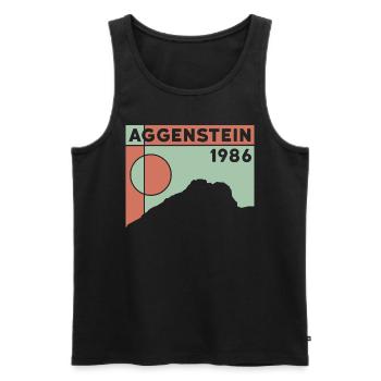 Aggenstein Berg Gipfel Tour Wandern Wanderung Grän - Männer Premium Bio Tank Top - Schwarz - Vorne - Michal (187cm)