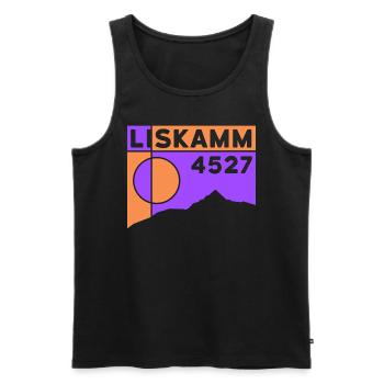Lyskamm Liskamm - Männer Premium Bio Tank Top - Schwarz - Vorne - Michal (187cm)
