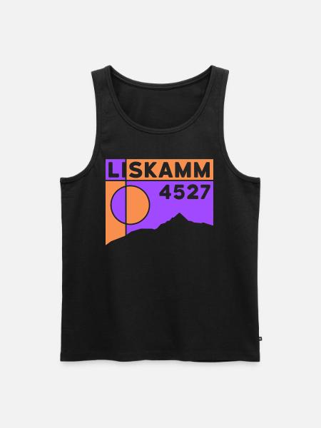 Lyskamm Liskamm - Débardeur bio Premium Homme - noir