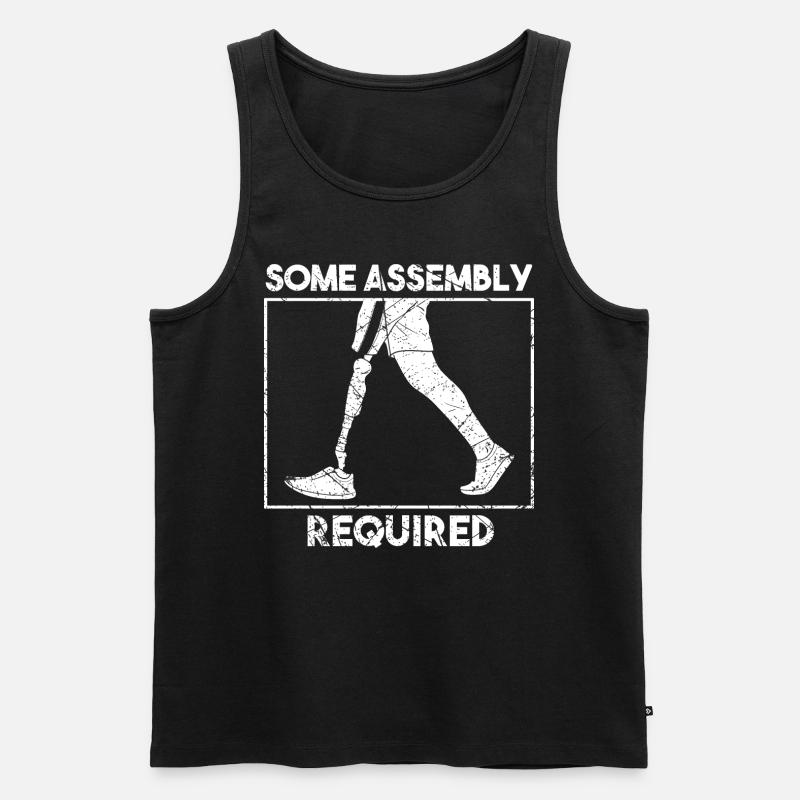 Some Assembly Required Amputierte - Männer Premium Bio Tank Top - Schwarz