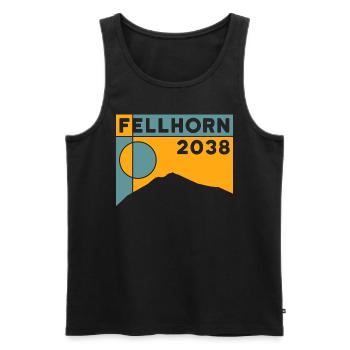 Fellhorn Fleurs Randonnée Randonnée Allgäu Souvenirs - Débardeur bio Premium Homme - noir - Devant - Michal (187cm)