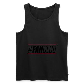 hashtag du fan club - Débardeur bio Premium Homme - noir - Devant - AI Model Male 178 light (178cm)