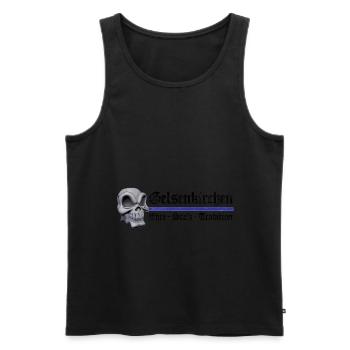 Gelsenkirchen - Ehre Stolz Tradition - Männer Premium Bio Tank Top - Schwarz - Vorne - Michal (187cm)