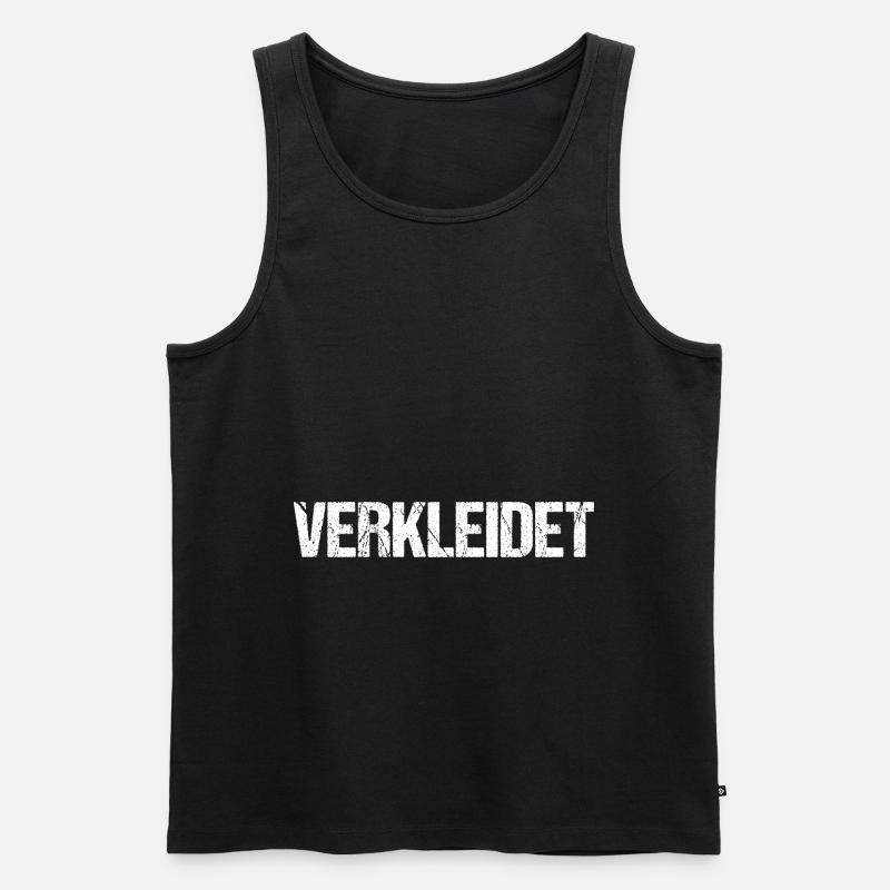 Verkleidet - Männer Premium Bio Tank Top - Schwarz