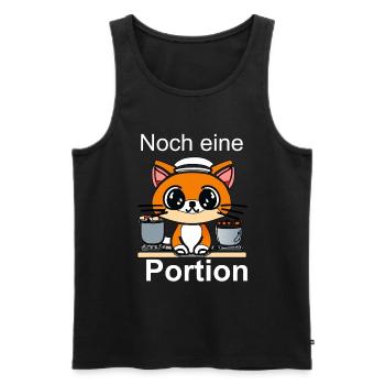 Katze Organisiert die Küche - Männer Premium Bio Tank Top - Schwarz - Vorne - Michal (187cm)