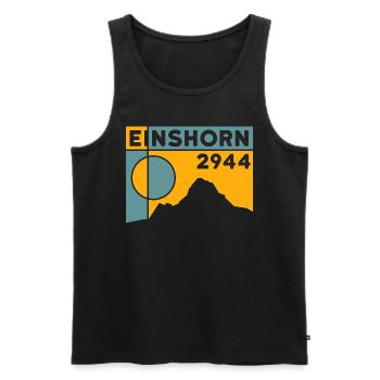 Einshorn Ski Tour Randonnée En Montagne Randonnée Souvenir - Débardeur bio Premium Homme - noir - Devant - Michal (187cm)