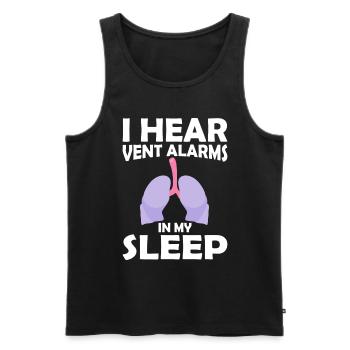 Respiratory therapists Respiratory therapist Occupational therapists - Men's Premium Organic Tank Top - black - Front - Michal (187cm)