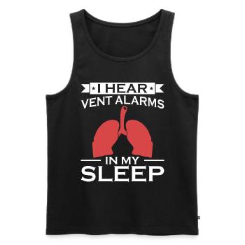 Respiratory therapists Respiratory therapist Occupational therapists - Men's Premium Organic Tank Top - black - Front - Michal (187cm)