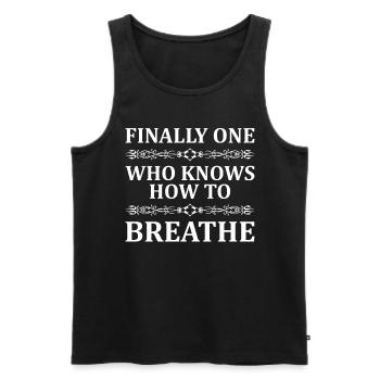 Respiratory therapists Respiratory therapist Occupational therapists - Men's Premium Organic Tank Top - black - Front - Michal (187cm)