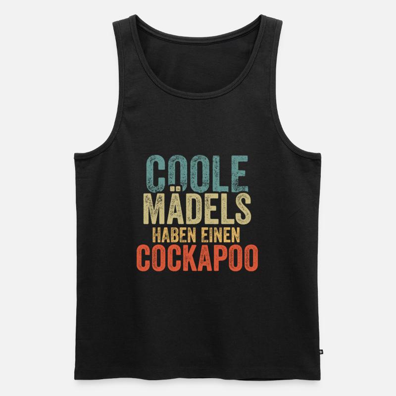 Cockapoo - Männer Premium Bio Tank Top - Schwarz