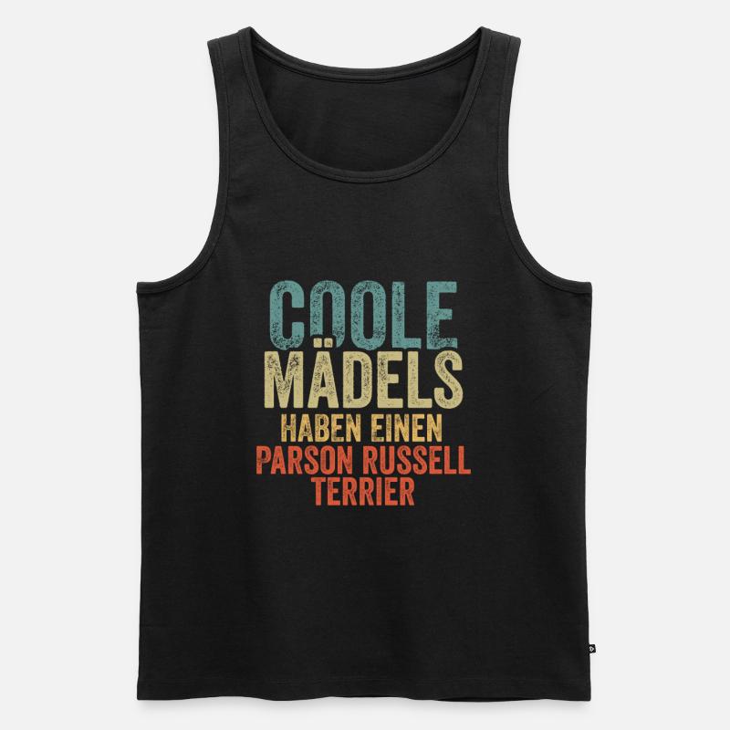 Parson Russell Terrier - Männer Premium Bio Tank Top - Schwarz