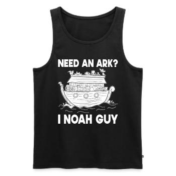 Benötigen Sie Eine Arche Noah Guy Funny Archa Noah - Männer Premium Bio Tank Top - Schwarz - Vorne - AI Model Male 178 light (178cm)