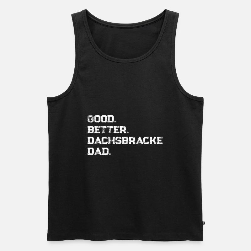 Dachsbracke - Männer Premium Bio Tank Top - Schwarz