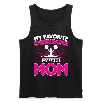 Pom-pom girl Cheerleading Gymnastique Danseuse - Débardeur bio Premium Homme - noir - Devant - Michal (187cm)