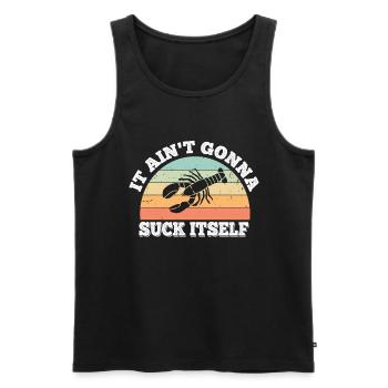 Well, it won't get itself spiny crayfish - Men's Premium Organic Tank Top - black - Front - Michal (187cm)