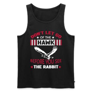 Falconer Falconry Falcon Ornithology Falcon - Männer Premium Bio Tank Top - Schwarz - Vorne - AI Model Male 178 light (178cm)