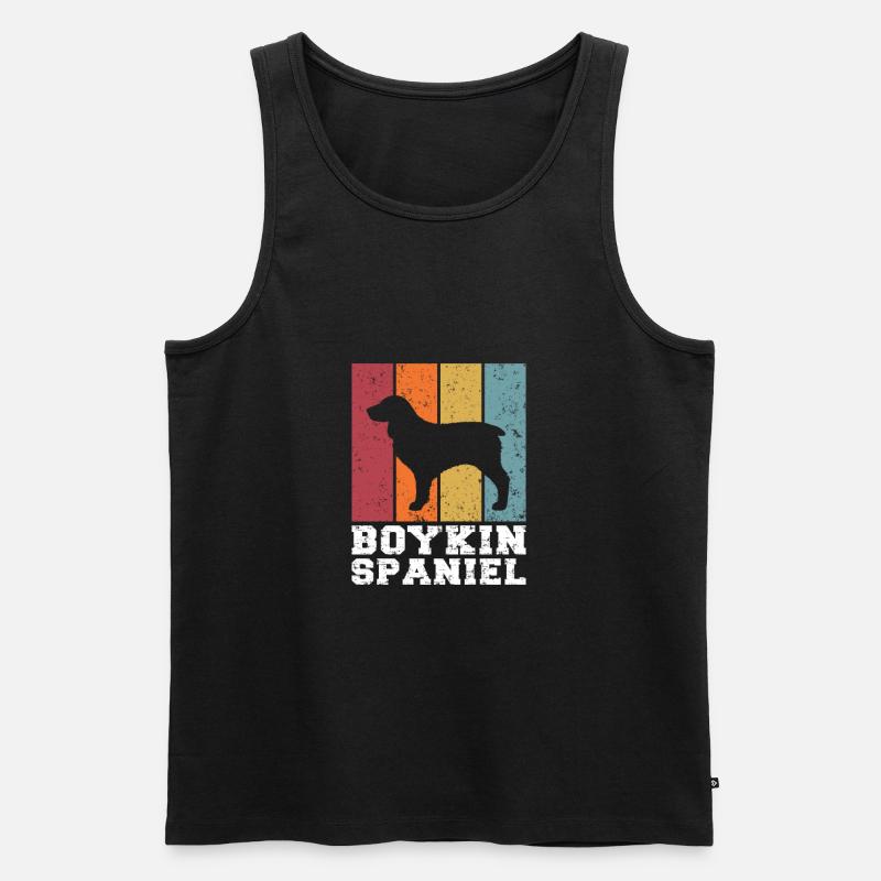 Boykin Spaniel - Männer Premium Bio Tank Top - Schwarz