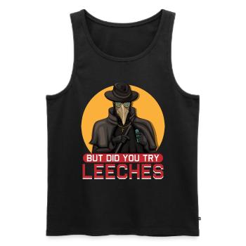 Plague Doctor Medieval Doctor Doctor Doctor - Men's Premium Organic Tank Top - black - Front - Michal (187cm)