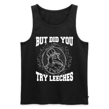 Plague Doctor Medieval Doctor Doctor Doctor - Men's Premium Organic Tank Top - black - Front - Michal (187cm)
