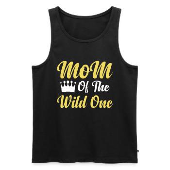 Mutter Der Wilden Einen 1. Geburtstag Frauen - Männer Premium Bio Tank Top - Schwarz - Vorne - Michal (187cm)