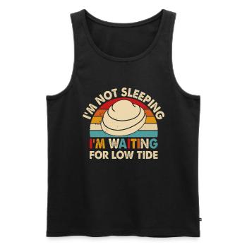 Shell Digger Enthusiast Design For - Men's Premium Organic Tank Top - black - Front - AI Model Male 178 light (178cm)