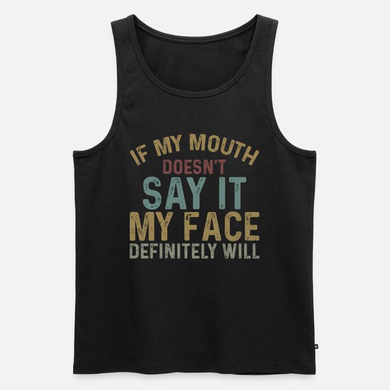 Stellen Sie Sich Vor - Männer Premium Bio Tank Top - Schwarz