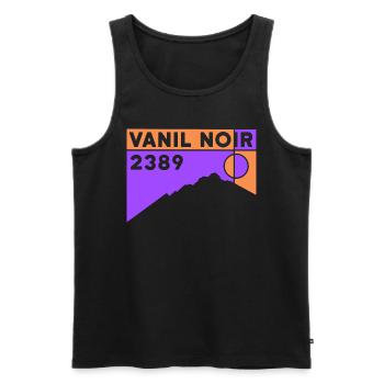 Vanil Noir Berg Besteigung Wandern Trekking Tour - Männer Premium Bio Tank Top - Schwarz - Vorne - Michal (187cm)