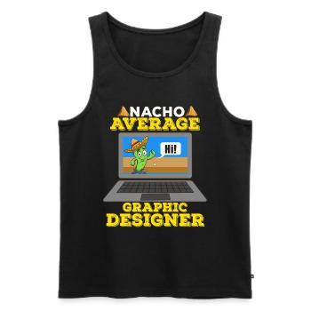 Cinco De Mayo Grapic Designer - Männer Premium Bio Tank Top - Schwarz - Vorne - Michal (187cm)