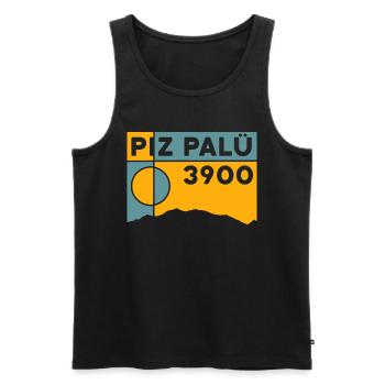Piz Palü Bergtour Hochtour Tour Andenken Souvenir - Männer Premium Bio Tank Top - Schwarz - Vorne - AI Model Male 178 light (178cm)