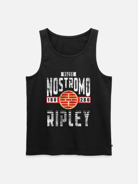 Alien Nostromo crew rank Ripley - Men's Premium Organic Tank Top - black