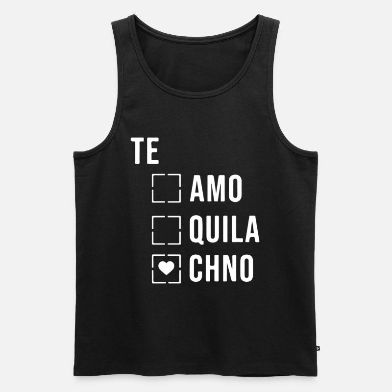 Techno Techno Techno Techno - Men's Premium Organic Tank Top - black