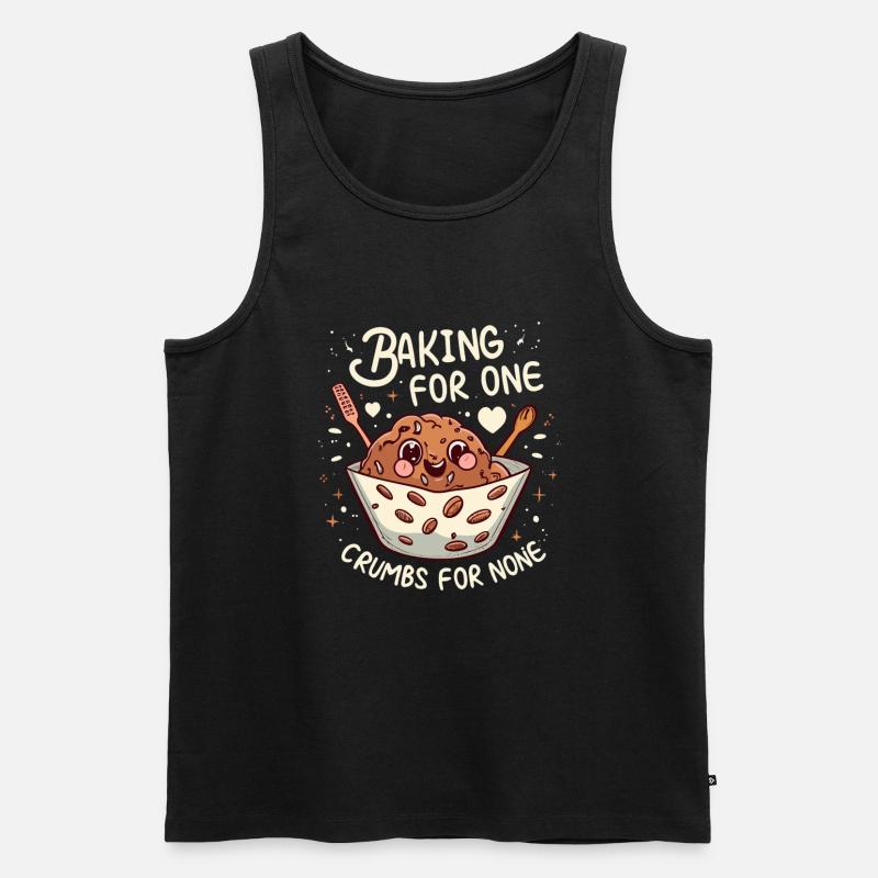 Backen - Männer Premium Bio Tank Top - Schwarz