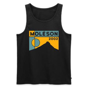 Moléson Wanderung Tour Andenken Souvenir Geschenk - Männer Premium Bio Tank Top - Schwarz - Vorne - AI Model Male 178 light (178cm)