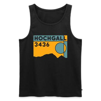 Hochgall Hohe Tauern Ski Tour Mountain Tour Mountain Hiking - Men's Premium Organic Tank Top - black - Front - AI Model Male 178 light (178cm)