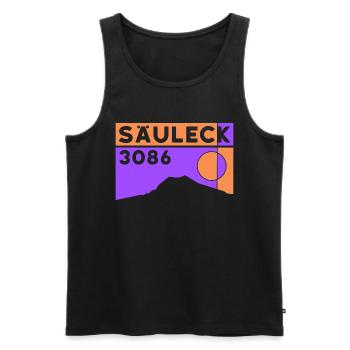 Säuleck Hohe Tauern Skitour Bergtour Klettersteig - Männer Premium Bio Tank Top - Schwarz - Vorne - Michal (187cm)