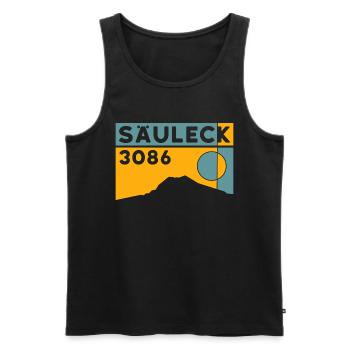 Säuleck Hohe Tauern Skitour Bergtour Klettersteig - Männer Premium Bio Tank Top - Schwarz - Vorne - Michal (187cm)
