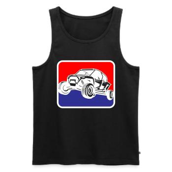 Beach Buggy Holiday Desert Buggy | Colors can be changed - Men's Premium Organic Tank Top - black - Front - AI Model Male 178 light (178cm)