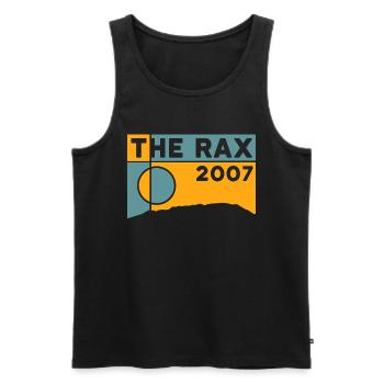 Rax Circular Hike Heukuppe Ascent Souvenir - Men's Premium Organic Tank Top - black - Front - AI Model Male 178 light (178cm)