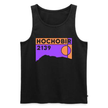 Hochobir Karawanken Wandern Wanderung Souvenir - Männer Premium Bio Tank Top - Schwarz - Vorne - AI Model Male 178 light (178cm)
