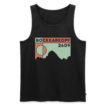 Bockkarkopf Überschreitung Besteigung Wandern Tour - Männer Premium Bio Tank Top - Schwarz - Vorne - Michal (187cm)