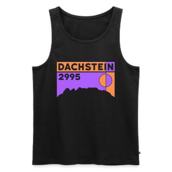 Hoher Dachstein Berge Gletscher Höhe Wanderung - Männer Premium Bio Tank Top - Schwarz - Vorne - Michal (187cm)