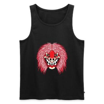 Waggis Maske Basler Fasnacht Morgenstreich Basel - Männer Premium Bio Tank Top - Schwarz - Vorne - AI Model Male 178 light (178cm)