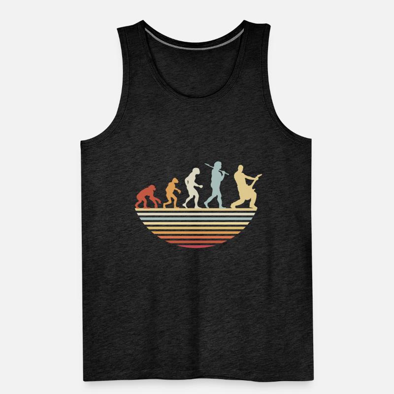 Évolution de la guitare basse Débardeur bio Premium Homme