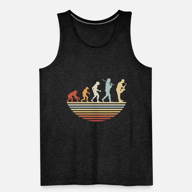 Saxophone Evolution Männer Premium Bio Tank Top