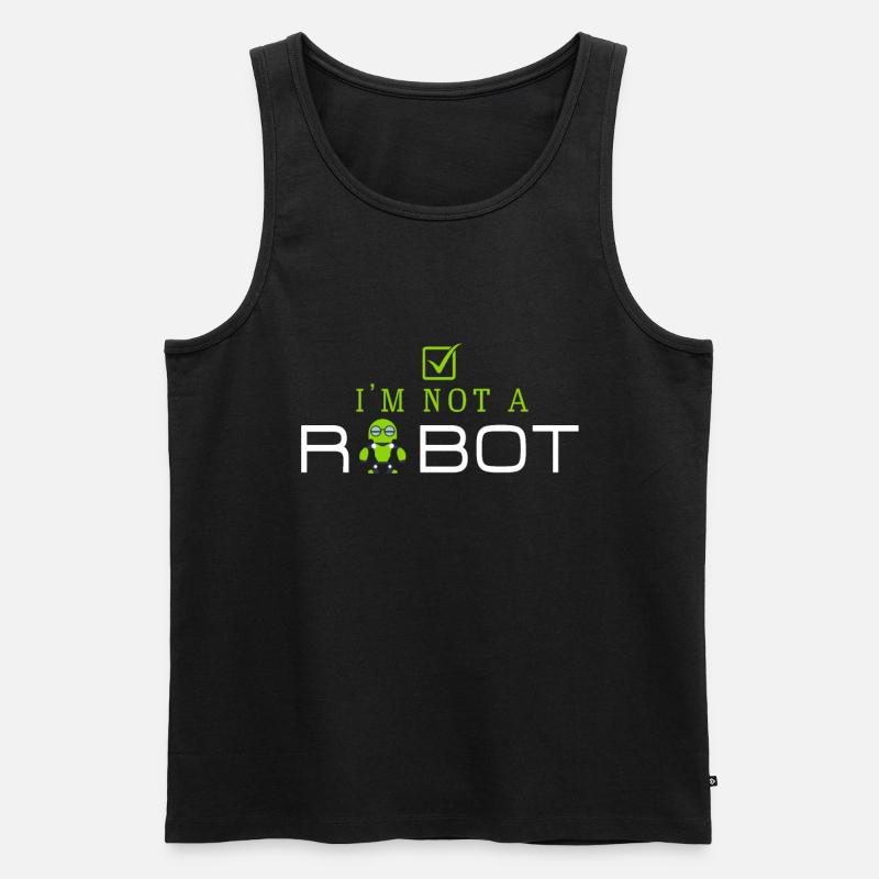 Computer scientist Programmer Computer Computer - Men's Premium Organic Tank Top - black