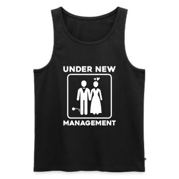Under New Management - Männer Premium Bio Tank Top - Schwarz - Vorne - Michal (187cm)