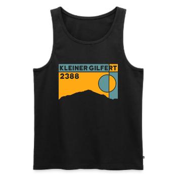 Kleiner Gilfert Tux Alps Ski Touring Hiking Mountain - Men's Premium Organic Tank Top - black - Front - Michal (187cm)