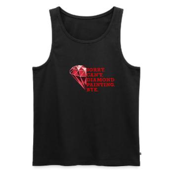 Painting Diamonds Diamond Painting Art - Men's Premium Organic Tank Top - black - Front - Michal (187cm)