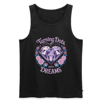 Painting Diamonds Diamond Painting Art - Men's Premium Organic Tank Top - black - Front - Michal (187cm)